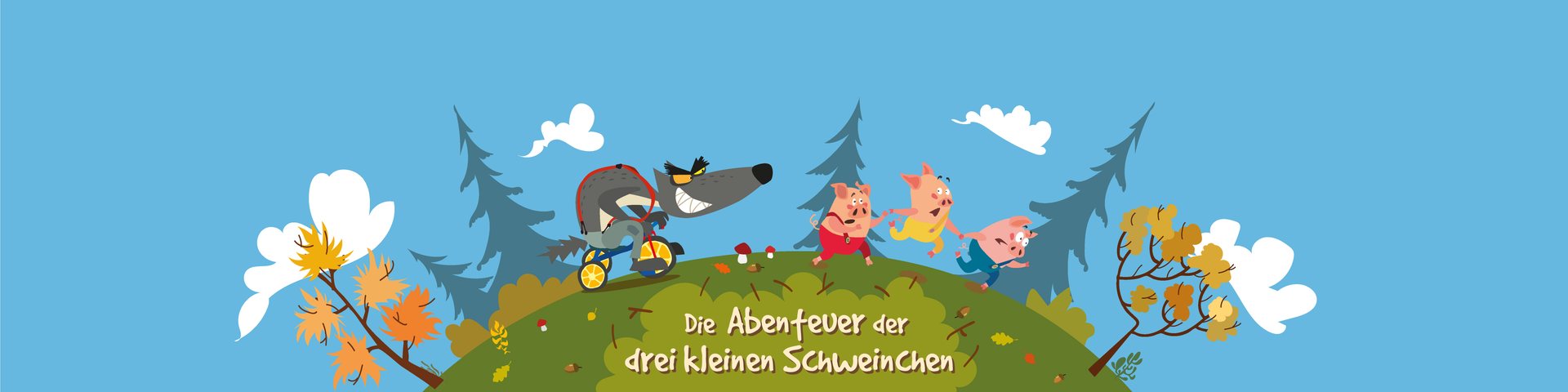 Die Abenteuer der drei kleinen Schweinchen